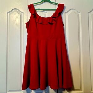 City Chic red swing dress 18